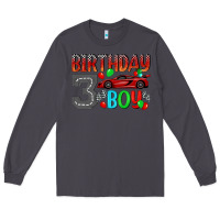 Smoke birthday boy 3 Long Sleeve Tee - BundleAndBundleShop