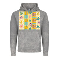 Cloud Rock retro daisy Vintage Hoodie - MaliasSmallBusiness
