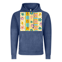 Vintage Denim retro daisy Vintage Hoodie - MaliasSmallBusiness