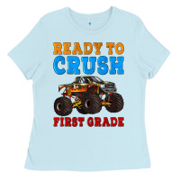 Baby Blue ready to crush first grade Ladies Tee - Artiststas