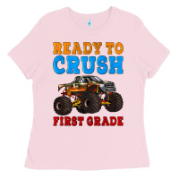 Bubblegum Pink ready to crush first grade Ladies Tee - Artiststas