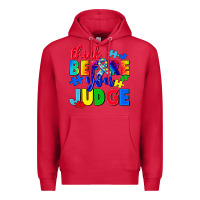 Cardinal think before you judge Premium Hoodie - CowGirlArtShop
