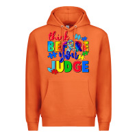 Carrot think before you judge Premium Hoodie - CowGirlArtShop