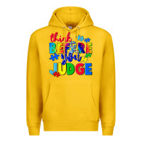 Lemon think before you judge Premium Hoodie - CowGirlArtShop