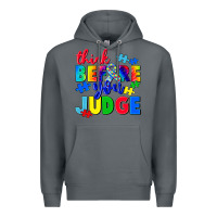 Rock think before you judge Premium Hoodie - CowGirlArtShop
