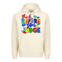Sandshell think before you judge Premium Hoodie - CowGirlArtShop