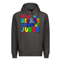 Smoke think before you judge Premium Hoodie - CowGirlArtShop