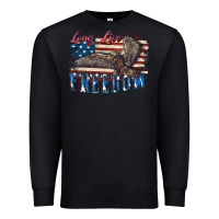 Black Long live freedom 4th of july Premium Sweatshirt - CowGirlArtShop