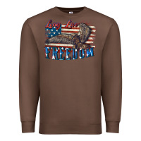 Chestnut Long live freedom 4th of july Premium Sweatshirt - CowGirlArtShop