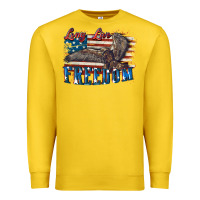 Lemon Long live freedom 4th of july Premium Sweatshirt - CowGirlArtShop