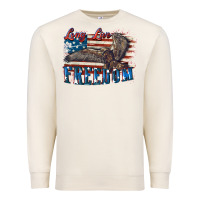 Sandshell Long live freedom 4th of july Premium Sweatshirt - CowGirlArtShop