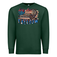 Sports Green Long live freedom 4th of july Premium Sweatshirt - CowGirlArtShop