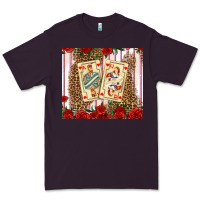 Plum valentines day playing cards Premium Tee - AdoDesignShop