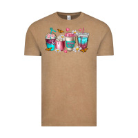 Vintage Coffee mom fuel coffee cups Vintage Tee - NancyCooperArtShop