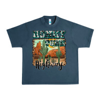 Midnight Navy honky tonk highway Urban Heavy Tee - AdoDesignShop