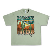 Oil Green honky tonk highway Urban Heavy Tee - AdoDesignShop