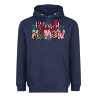 Navy Blessed memaw Mother's Day Heavyweight Hoodie - CowGirlArtShop