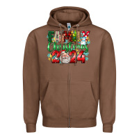 Chestnut family christmas 2024 Zipper Hoodie - texasbilliewilder