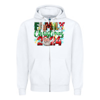 White family christmas 2024 Zipper Hoodie - texasbilliewilder