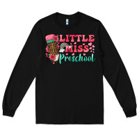 Black little miss preschool Long Sleeve Tee - BundleAndBundleShop