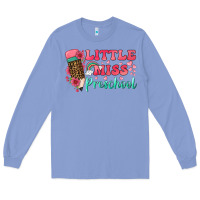 Colony Blue little miss preschool Long Sleeve Tee - BundleAndBundleShop