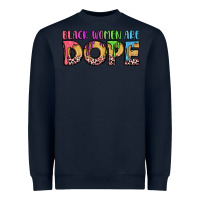 Navy black women are dope Heavyweight Sweatshirt - LillyAllenDesigns