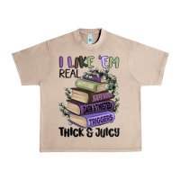 French Oak i like them real thick and juicy books Urban Heavy Tee - MaliasSmallBusiness