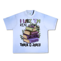 Grape Ice i like them real thick and juicy books Urban Heavy Tee - MaliasSmallBusiness
