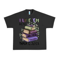 Pigment Black i like them real thick and juicy books Urban Heavy Tee - MaliasSmallBusiness