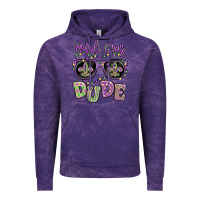 Cloud Purple mardi gras dude Vintage Hoodie - MaliasSmallBusiness