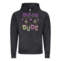 Vintage Black mardi gras dude Vintage Hoodie - MaliasSmallBusiness