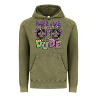 Vintage Olive mardi gras dude Vintage Hoodie - MaliasSmallBusiness