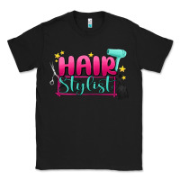 Black hair stylist Classic Tee - MaliasSmallBusiness