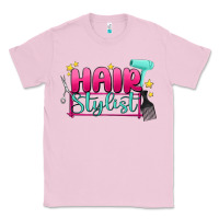 Bubblegum Pink hair stylist Classic Tee - MaliasSmallBusiness
