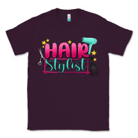 Plum hair stylist Classic Tee - MaliasSmallBusiness