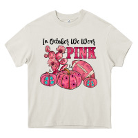 Cream in october we wear pink Heavy Core Tee - JahusDesignShop