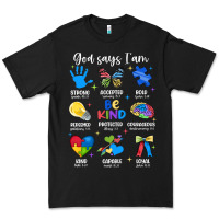 God Says I Am Autism Premium Tee | Teevron