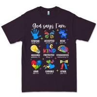 Plum god says i am autism Premium Tee - JahusDesignShop