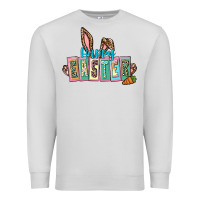 Dove Grey Happy Easter Easter Day Premium Sweatshirt - CowGirlArtShop