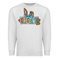 Oatmeal Heather Happy Easter Easter Day Premium Sweatshirt - CowGirlArtShop