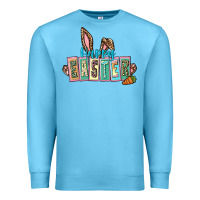 Ocean Blue Happy Easter Easter Day Premium Sweatshirt - CowGirlArtShop