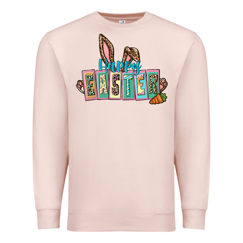 Happy Easter Easter Day Premium Sweatshirt by CowGirlArtShop | Teevron