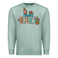 Seafoam Happy Easter Easter Day Premium Sweatshirt - CowGirlArtShop