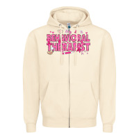 Sandshell Breast Cancer behavioral therapist Zipper Hoodie - texasbilliewilder