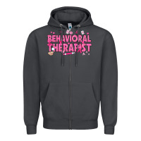 Smoke Breast Cancer behavioral therapist Zipper Hoodie - texasbilliewilder