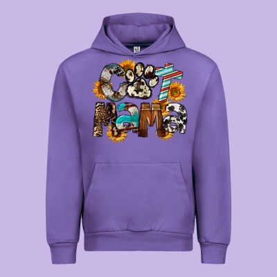 Cat  Mama Urban Hoodie Designed By Fadigitalartstudio