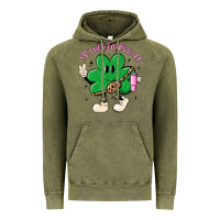 Vintage Olive so luckin boujee Vintage Hoodie - MaliasSmallBusiness