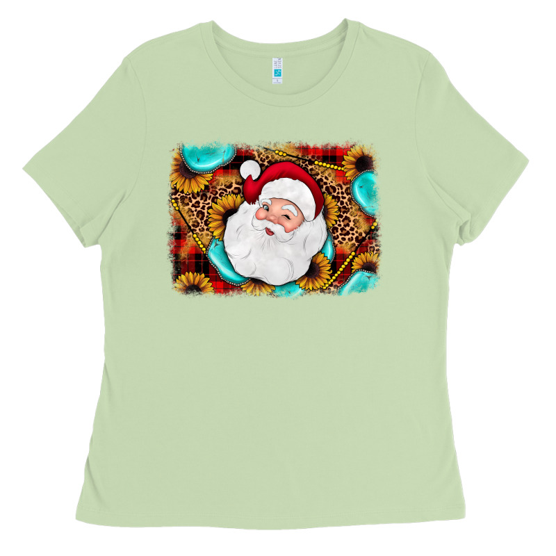 Santa Background Ladies Tee by JahusDesignShop | Teevron