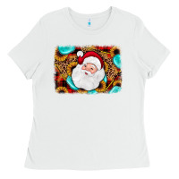 White santa background Ladies Tee - JahusDesignShop