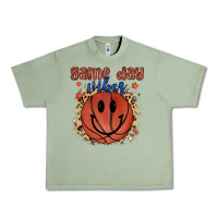 Oil Green game day vibes Urban Heavy Tee - MaliasSmallBusiness